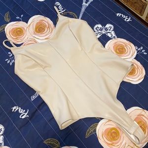 Cream Bodysuit
